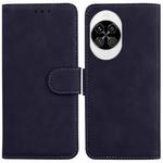 For Huawei nova 14 Skin Feel Pure Color Flip Leather Phone Case(Black)