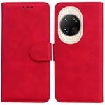 For Huawei nova 14 Ultra Skin Feel Pure Color Flip Leather Phone Case(Red)