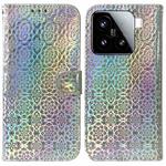 For Xiaomi 15 Colorful Magnetic Buckle Leather Phone Case(Silver)