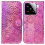 For Xiaomi 15 Colorful Magnetic Buckle Leather Phone Case(Pink)