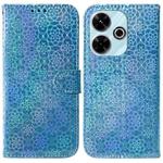 For Xiaomi Redmi 13 4G Colorful Magnetic Buckle Leather Phone Case(Blue)