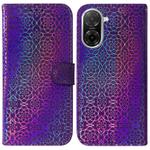 For Redmi A5 4G 173.3mm Colorful Magnetic Buckle Leather Phone Case(Purple)