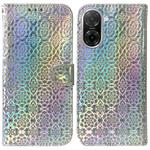 For Redmi A5 4G 173.3mm Colorful Magnetic Buckle Leather Phone Case(Silver)