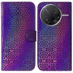 For Redmi K80 / K80 Pro / Xiaomi Poco F7 Pro Colorful Magnetic Buckle Leather Phone Case(Purple)