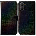 For Redmi Turbo 4 / Xiaomi Poco X7 Pro Colorful Magnetic Buckle Leather Phone Case(Black)