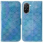 For Redmi A5 4G 171.7mm Colorful Magnetic Buckle Leather Phone Case(Blue)