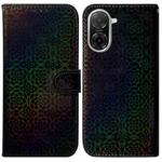 For Redmi A5 4G 171.7mm Colorful Magnetic Buckle Leather Phone Case(Black)