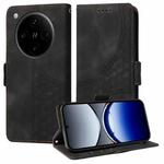 For OPPO Find X8 Pro Embossed Rhombus Starry Leather Phone Case(Black)