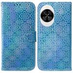 For Huawei nova 14 Colorful Magnetic Buckle Leather Phone Case(Blue)