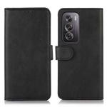 For OPPO Reno12 Pro 5G Global Cow Texture Flip Leather Phone Case(Black)