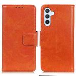 For Samsung Galaxy S24 FE 5G Nappa Texture Horizontal Flip Leather Phone Case(Orange)