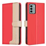 For Nokia G22 Color Matching RFID Anti-theft Leather Phone Case(Red)