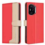 For Honor 300 Pro / 300 Ultra Color Matching RFID Anti-theft Leather Phone Case(Red)