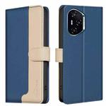 For Honor 300 Pro / 300 Ultra Color Matching RFID Anti-theft Leather Phone Case(Blue)