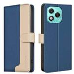 For Honor 400 Lite Color Matching RFID Anti-theft Leather Phone Case(Blue)