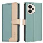 For Honor 400 Global 156.5mm Color Matching RFID Anti-theft Leather Phone Case(Green)