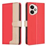 For Honor 400 Global 156.5mm Color Matching RFID Anti-theft Leather Phone Case(Red)