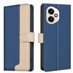 For Honor 400 Global 156.5mm Color Matching RFID Anti-theft Leather Phone Case(Blue)