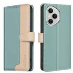 For Honor 400 Pro Global 160.8mm Color Matching RFID Anti-theft Leather Phone Case(Green)