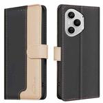 For Honor 400 Pro Global 160.8mm Color Matching RFID Anti-theft Leather Phone Case(Black)