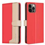 For iPhone 16 Pro Max Color Matching RFID Anti-theft Leather Phone Case(Red)