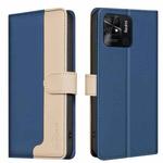 For Xiaomi Redmi 10C Color Matching RFID Anti-theft Leather Phone Case(Blue)