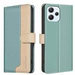 For Xiaomi Redmi 12 4G Color Matching RFID Anti-theft Leather Phone Case(Green)