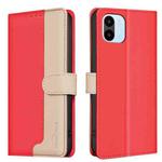 For Xiaomi Redmi A1 / A1+ / A2 Color Matching RFID Anti-theft Leather Phone Case(Red)