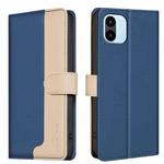 For Xiaomi Redmi A1 / A1+ / A2 Color Matching RFID Anti-theft Leather Phone Case(Blue)