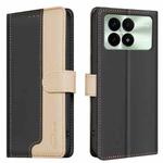 For Xiaomi Redmi K70 / K70 Pro Color Matching RFID Anti-theft Leather Phone Case(Black)