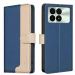 For Xiaomi Redmi K70 / K70 Pro Color Matching RFID Anti-theft Leather Phone Case(Blue)