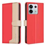For Xiaomi Redmi Note 13 Pro 5G Color Matching RFID Anti-theft Leather Phone Case(Red)