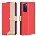 For Xiaomi Redmi Note 13 Pro+ Color Matching RFID Anti-theft Leather Phone Case(Red)