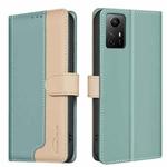 For Xiaomi Redmi Note 11 / 11S Color Matching RFID Anti-theft Leather Phone Case(Green)