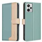 For Xiaomi Redmi Note 12 Pro+ Global Color Matching RFID Anti-theft Leather Phone Case(Green)