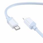 Borofone BX107 27W USB-C / Type-C to 8 Pin Fast Charge Data Cable, Length:1m(Blue)