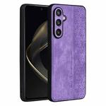 For Samsung Galaxy S24 FE 5G AZNS 3D Embossed Skin Feel Phone Case(Purple)