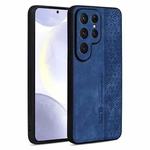 For Samsung Galaxy S25 Ultra 5G AZNS 3D Embossed Skin Feel Phone Case(Sapphire Blue)