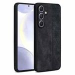 For Samsung Galaxy S25 5G AZNS 3D Embossed Skin Feel Phone Case(Black)