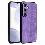 For Samsung Galaxy S25 5G AZNS 3D Embossed Skin Feel Phone Case(Purple)