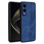 For Samsung Galaxy S25 Edge 5G AZNS 3D Embossed Skin Feel Phone Case(Sapphire Blue)
