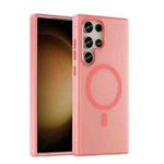 For Samsung Galaxy S23 Ultra 5G MagSafe Frosted Translucent TPU + PC Full Coverage Phone Case(Red)