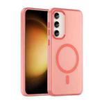 For Samsung Galaxy S23+ 5G MagSafe Frosted Translucent TPU + PC Full Coverage Phone Case(Red)