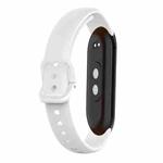 12mm Solid Color Silicone Watch Band(White)