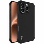 For iPhone 16 Pro imak Shockproof Airbag TPU Phone Case(Matte Black)