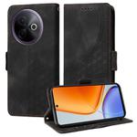 For vivo Y39 5G / Y300i Embossed Rhombus Starry Leather Phone Case(Black)