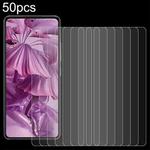 For HMD Pulse 50pcs 0.26mm 9H 2.5D Tempered Glass Film