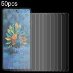 For HMD Crest 50pcs 0.26mm 9H 2.5D Tempered Glass Film