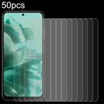 For HMD Crest Max 50pcs 0.26mm 9H 2.5D Tempered Glass Film