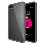 For iPhone 7 iPAKY Shockproof PC Transparent Case(Gray)